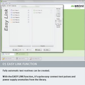 Image logiciel iso.control EM TEST easy link