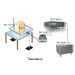 Setup IEC 61000-4-9 antenne cadre MS 100N EM TEST